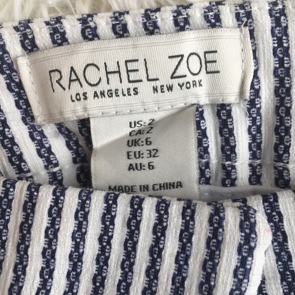 Rachel Zoe Navy & White Ankle jeans Size 2 - Picture 5 of 5